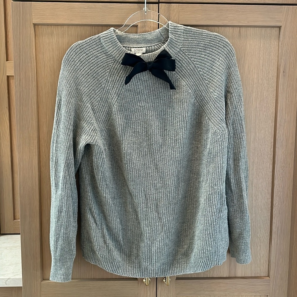 J.Crew bow sweater